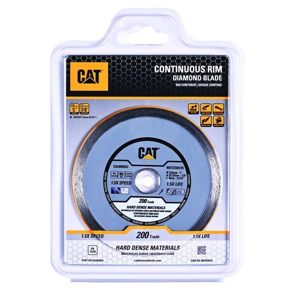 Caterpillar 200 Trade Tile-Hard Dense Materials 5-In Blade 125mm DA30505U - main